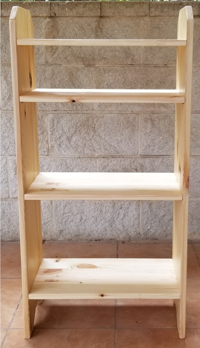 Shelf unit - head on view